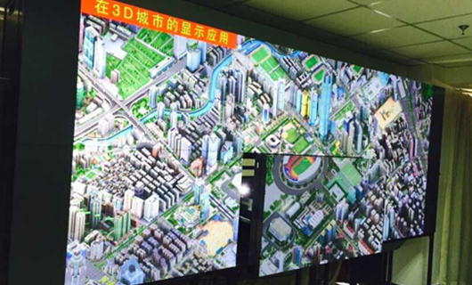 賽普北京分公司展廳啟用超薄前維護DLP箱體